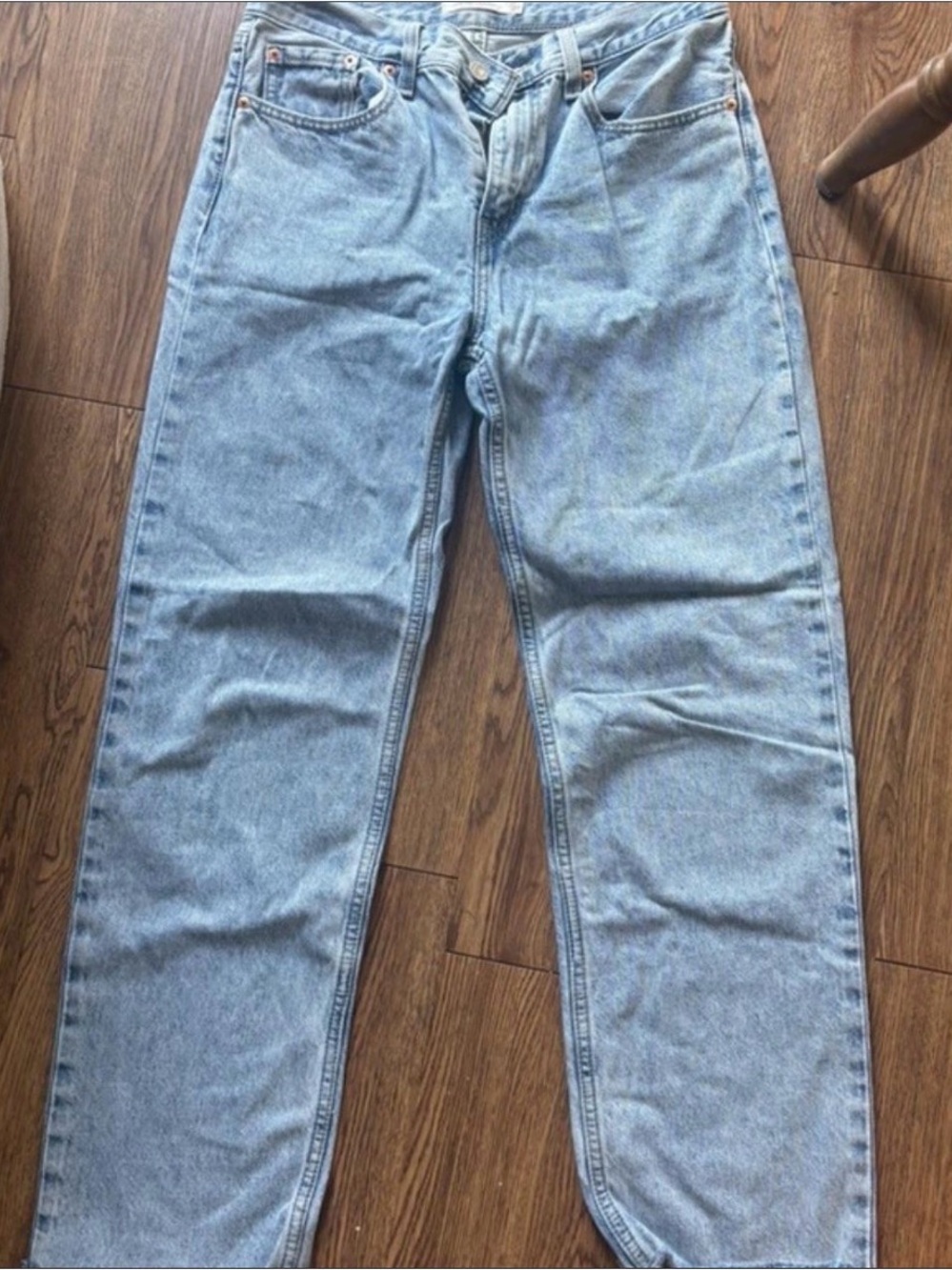 Levi’s Low Pro Straight raw hem